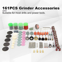 161Pcs Mini Electric Drill Multi Rotary Tool Buffing Sanding Polishing Cutting Grinding Accessory Bit Set for Dremel Accessory