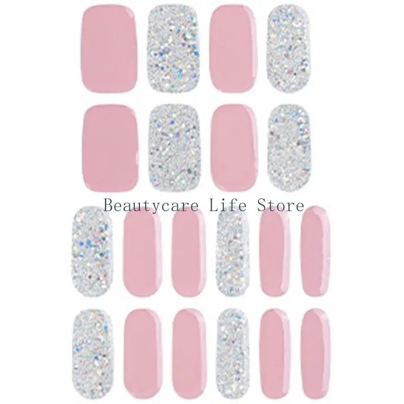 

652C Наклейки для ногтей с полной оберткой. Требуется светодиодная лампа. Профессиональный вид. Легкое и быстрое нанесение. для