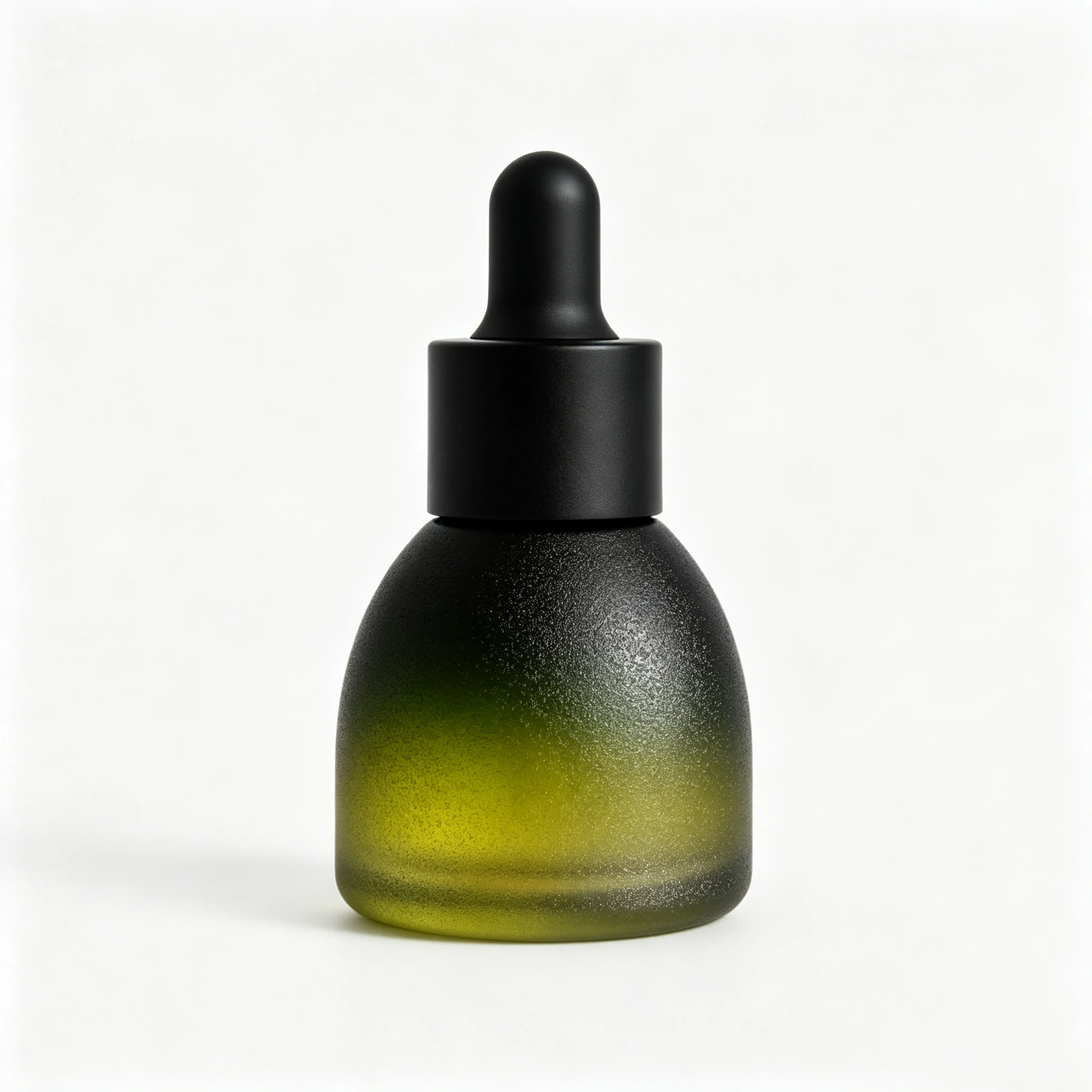15ml Gradient Frosted Glass Dropper Bottle, Refillable Aroma Essential Oil Storage Bottle,Perfume Sample Vial for Home Fragrance