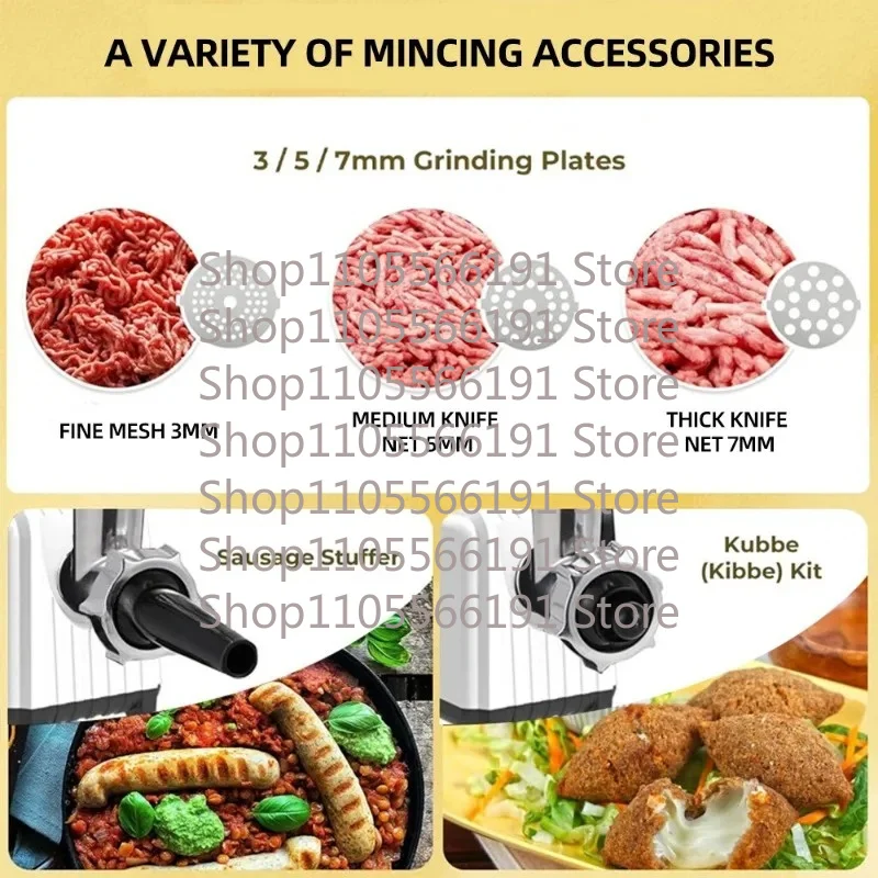 Suitable for automatic enema machines, electric meat grinders, and powerful kitchen processing machines