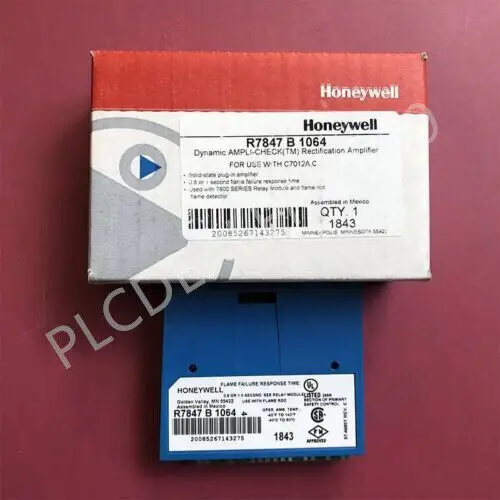 

1PCS NEW Honeywell Flame Amplifier R7847B1064 One Year Warranty