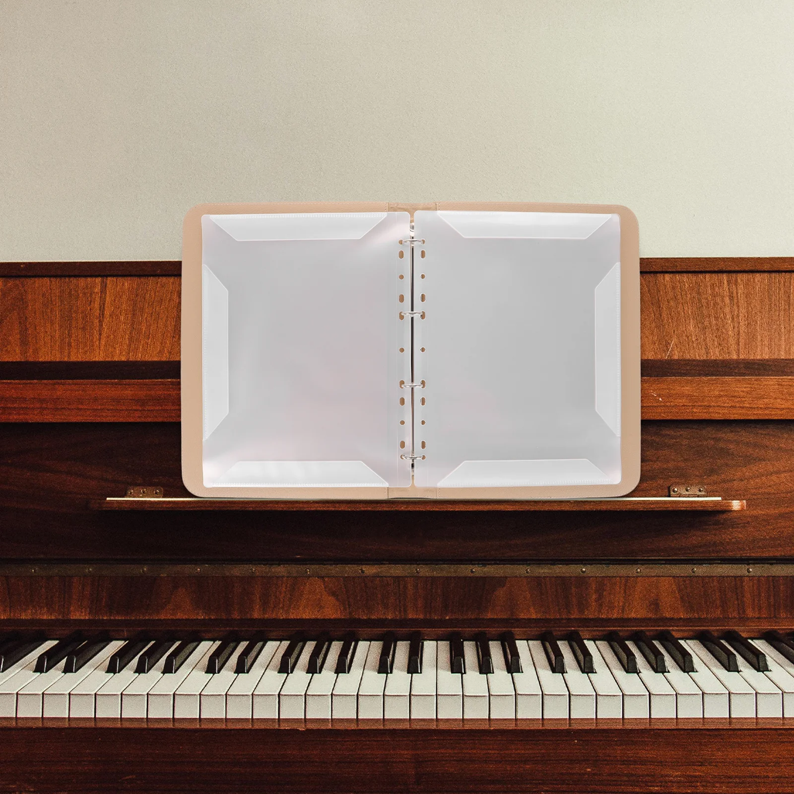 Music Folder A4 Portable Clear File Folder Office Document Organizer Multi-Function Desktop Sheet Music File Organizer