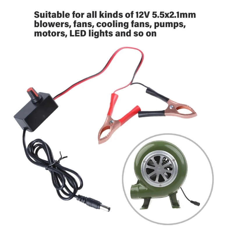 

M6CF 12V Fan Variable Speed Regulator Control Unit with PWM Control, Suitable for 5.5x2.1mm Connectors Pumps Devices