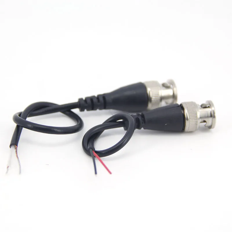 2 tipi connettore maschio BNC Q9 cavo di alimentazione Pigtail connettori BNC filo cavo video segnale coassiale L1