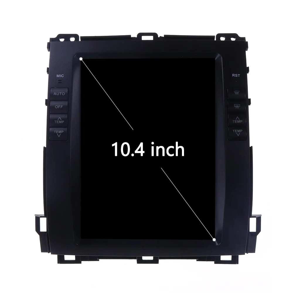 256G Android Car Auto Radio For Lexus GX470 2002 - 2009 For Toyota Land Cruiser Prado 120 Multimedia Player Head Unit GPS Navi