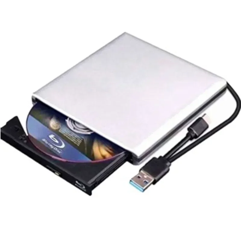 

UHD 4K Blu-Ray Burner USB3.0 External Optical DVD Drive Recorder BD-RE/ROM 3D Blu-Ray Players Writer Reader for MAC OS Adapters