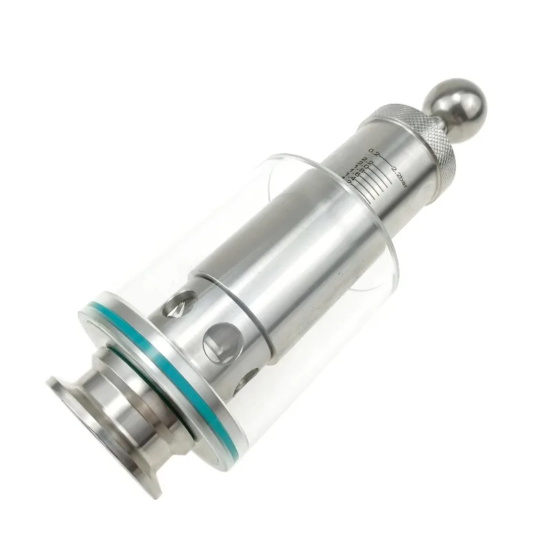 SS304 1.5 TC50.5mm Sanitary Beer Pressure Relief Valve Fermentation Tank Exhaust Valve Home Brew Beer