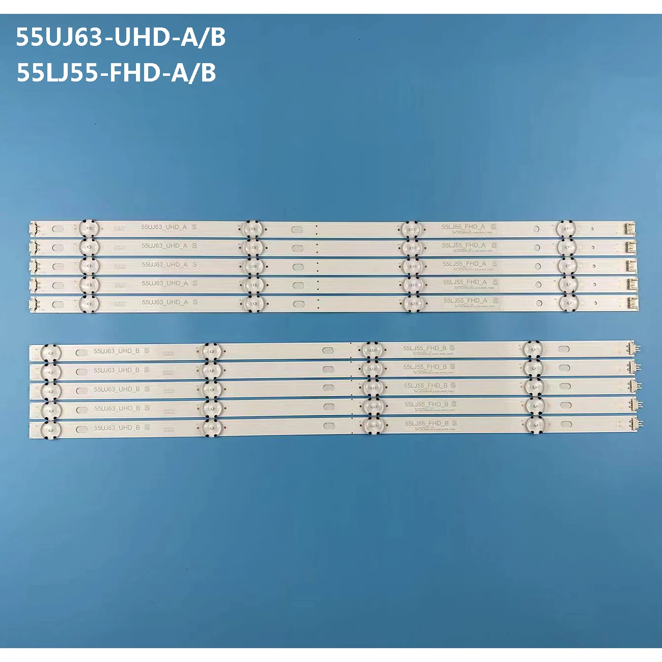 LED-Hintergrund beleuchtung Streifen für LG 55 lj622V 55 lj624v 55 lj6309 LED-Balken Kit Band Lineale Ssc 55 lj55 _ fhd _ a 55 uj63 _ uhd_b innotek 17y 55inch