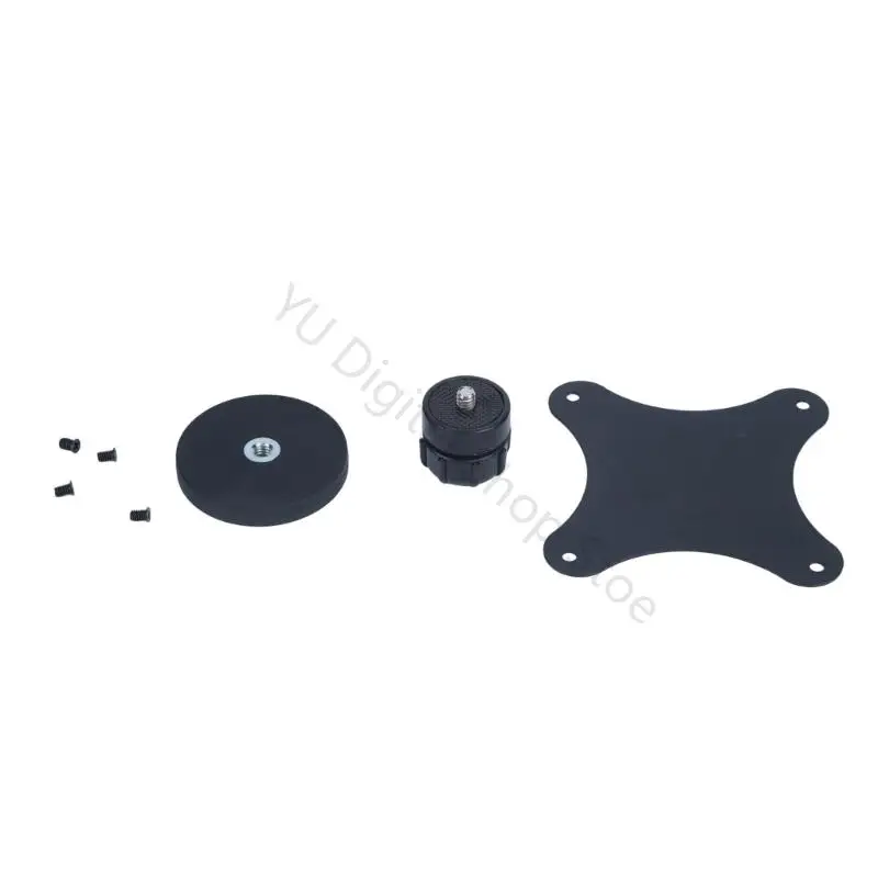 96BA Desk Display Magnetischer VESA-Montageadapter für tragbare Monitore, Metallmontageplatte mit Kugelkopf – Detail 2