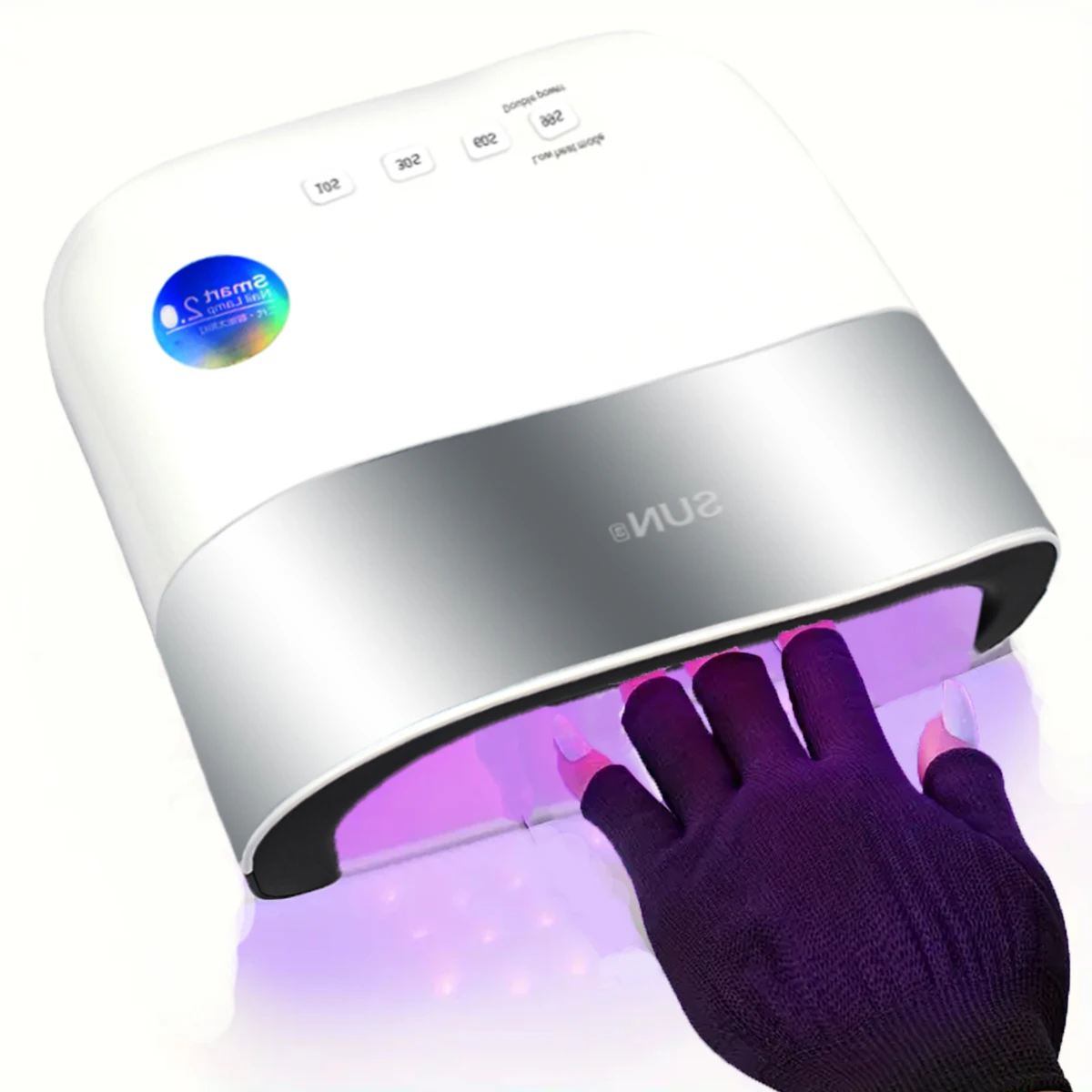 72LEDS UV LED Nail Lamp Nail Dryer for Gel Polish 4 Setting Timers UV Nail Lamp Professional Nail Light Automatic Sensor