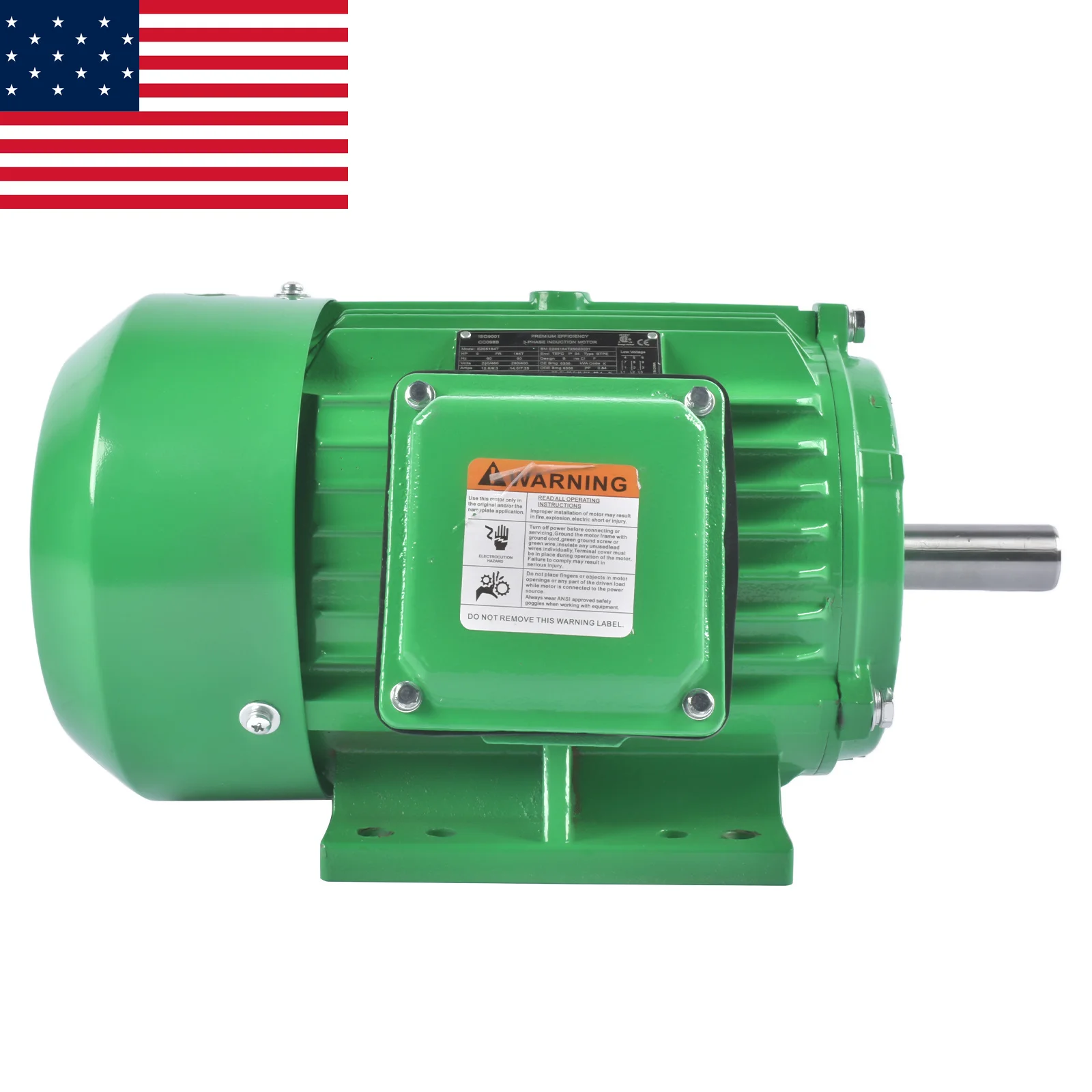 

AP03 Electric Motor 5 HP 3600RPM 184T Frame TEFC IP55 230/460Volt Severe Duty 3 Phase