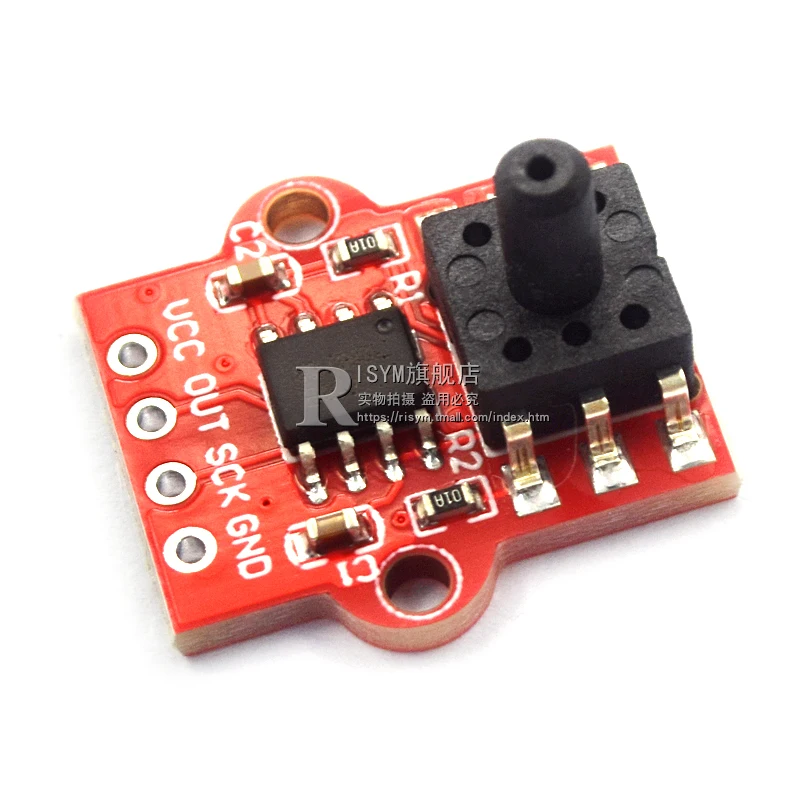 5 Pieces 3.3-5V Air Pressure Sensor Module Pressure Sensor Water Level Liquid Level Sensor Controller Board 0-40KPa