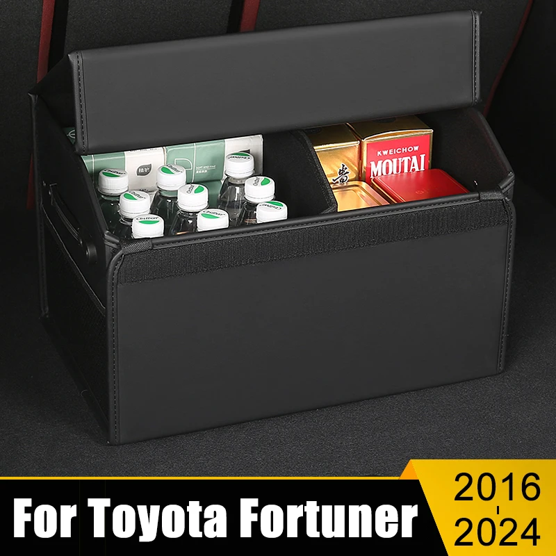 

Portable Car Trunk Storage Box Large Capacity Holder Tool Cover For Toyota Fortuner 2016 2017 2018 2019 2020 2021 2022 2023 2024