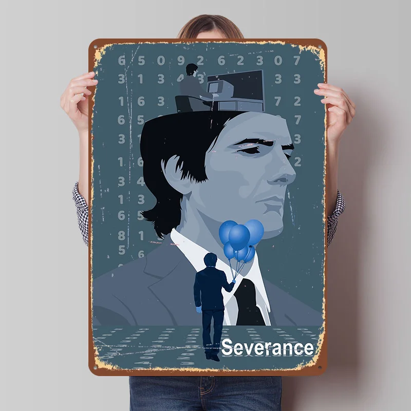 Severance Tin Plaque Poster Customized Wall Art Retro Vintage Metal Signs for Room Wand Deko Home Decor Mancave Decoration House
