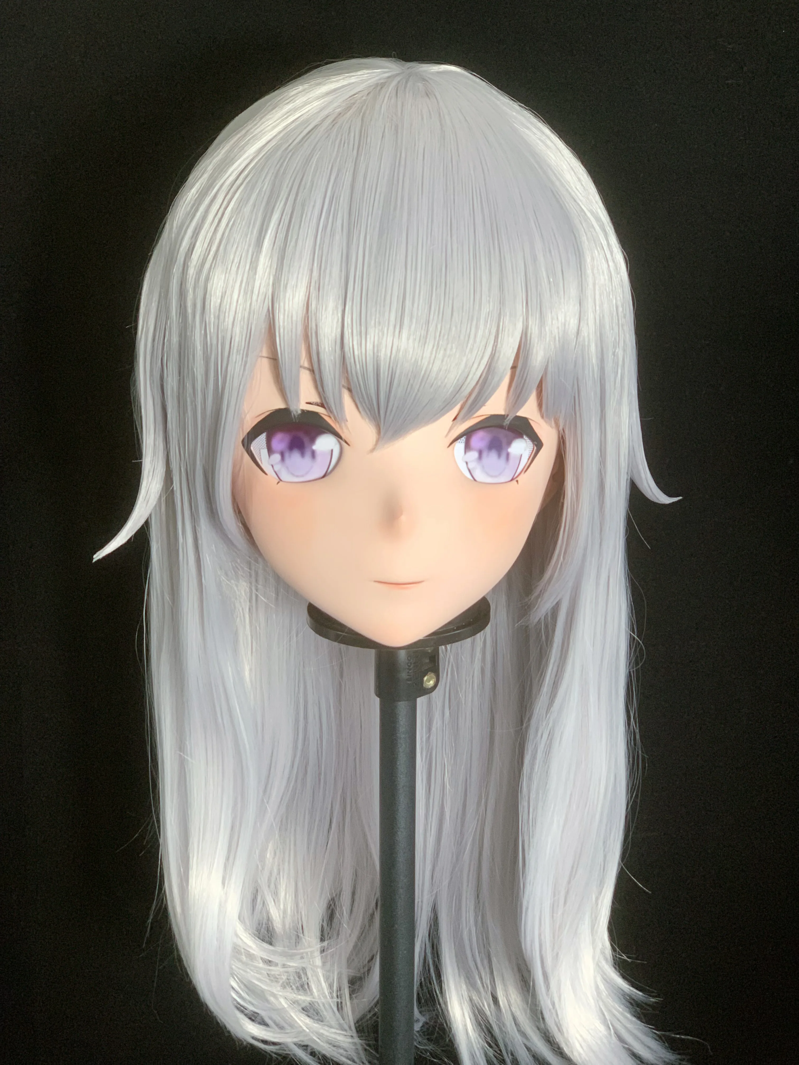 

(AL49)Customize Character Female/Girl Resin Full/Half Head With Lock Anime Cosplay Japanese Animego Kigurumi Mask
