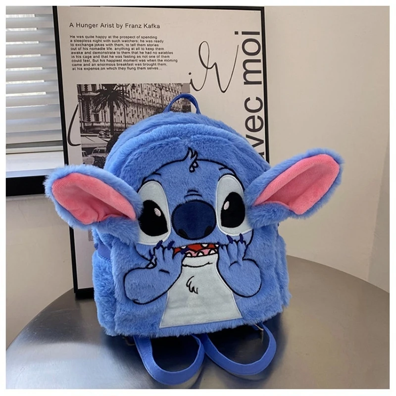 Bluey Stickers Disney Stitch Action Figure Animal Plush Toys Inside Out Funny Backpack Student School Girl Travel Halloween Gift