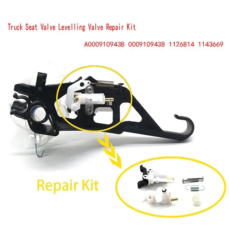 Stablize 6X Truck Seat Valve Levelling Valve Repair Kit For MAN Truck Grammer Actros MSG906 A0009109438 0009109438 1126814