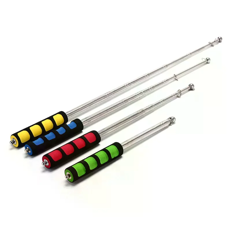 1.2M Flag Pole Portable Telescopic Flag Handheld Pole Tool for Flags Windsocks