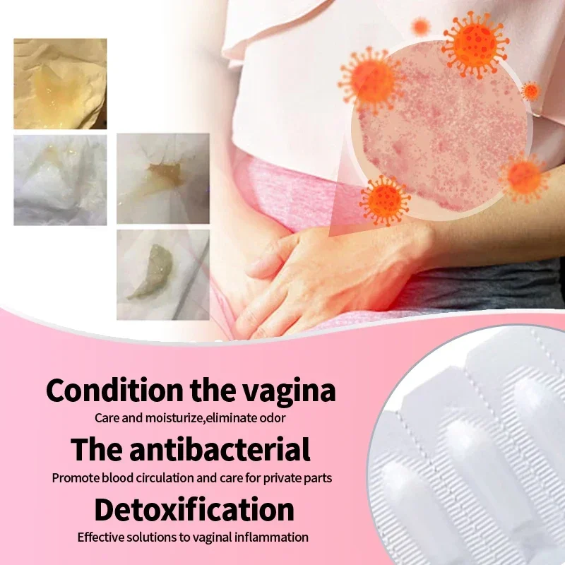 Vaginal Detox Vagina Womb Cleaner Vaginale Infection Vaginitis Treatment Feminine Hygiene Care Women Gynecological Suppository