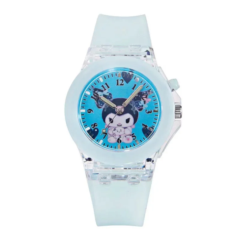 Sanrio Watch Kawaii  Kuromi Smart Bracelet Anime Student Multifunctional Waterproof Watch Anime Luminous