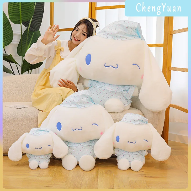 

Cartoon Sanrio Cinnamoroll Pajamas Kawaii Dolls Soft Comfortable Large Dolls Home Cushions Ornament Girl Kids Birthday Gifts
