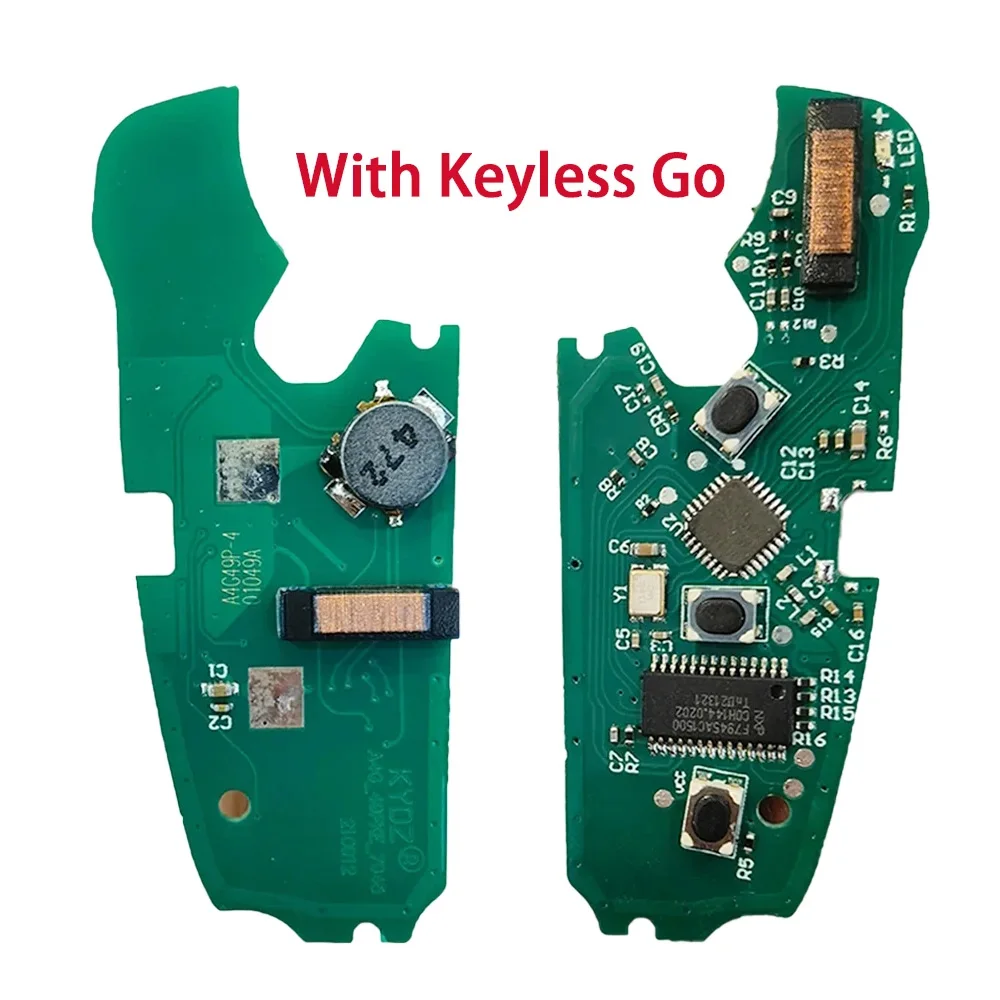 MQB 48 Chip 434MHZ 3 Buttons Flip Smart Car Key Keyless Go For AUDI A3 S3 2012 2013 2014 2015 2016 2017 2019 8V0837220D/837220