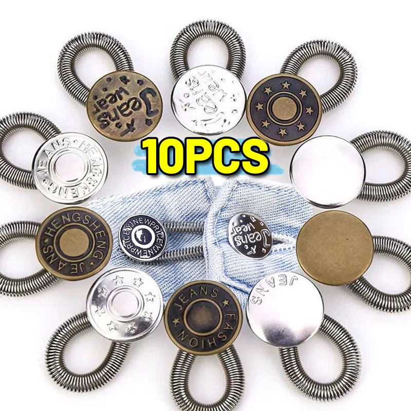 

Регулируемая застежка для джинсов: расширитель талии, эластичный ремень-удлинитель, регулируемый расширитель пояса для брюк