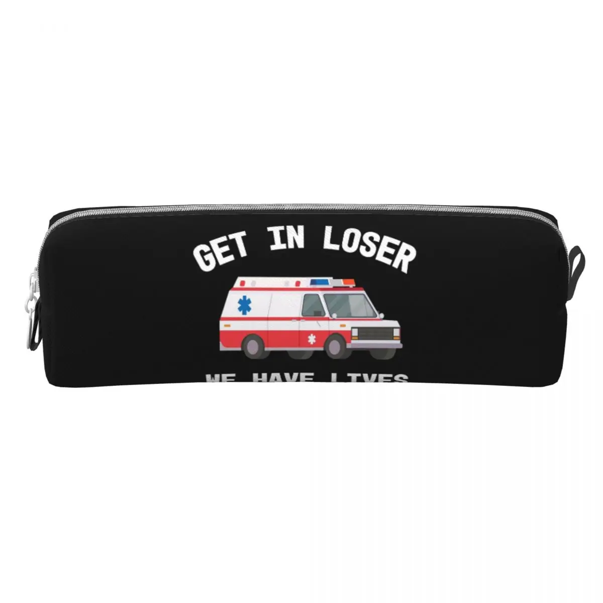 EMS المسعف EMT احصل على مقلمة إسعاف الخاسرة سعة كبيرة أكياس القلم صندوق القلم القرطاسية قلم رصاص الحقيبة حقيبة مستحضرات التجميل #1