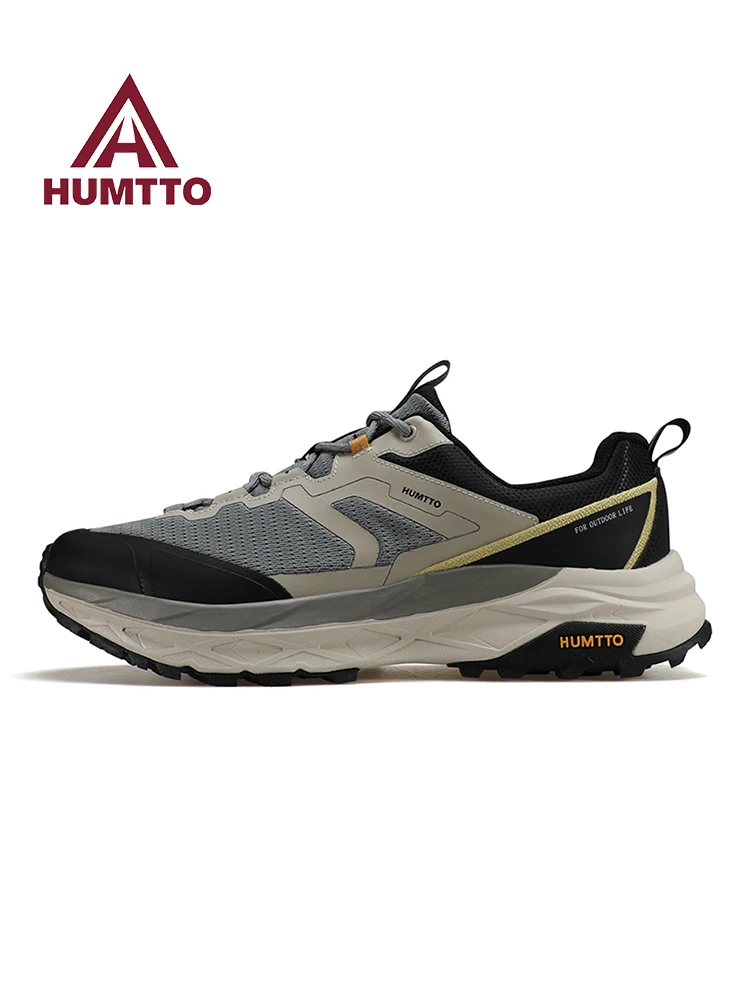 HUMTTO 2025 Hiking shoes men outdoor anti slip lightweight off-road sneakers sports trekking shoes ankle climbing casual shoes