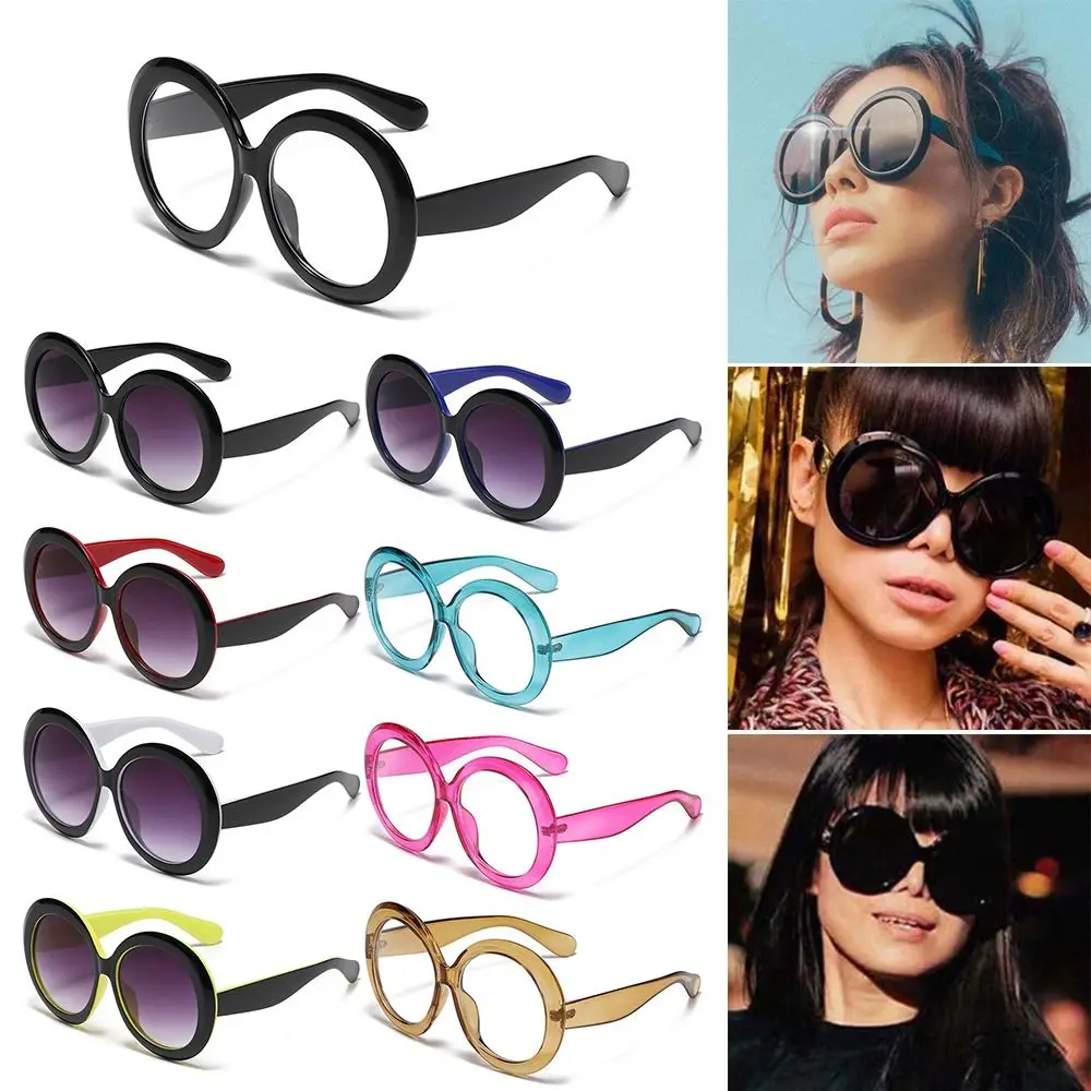 

Gradient Eyewear Round Goggle Women Sunglasses Sun Glasses Shades Motorcycle Glasses