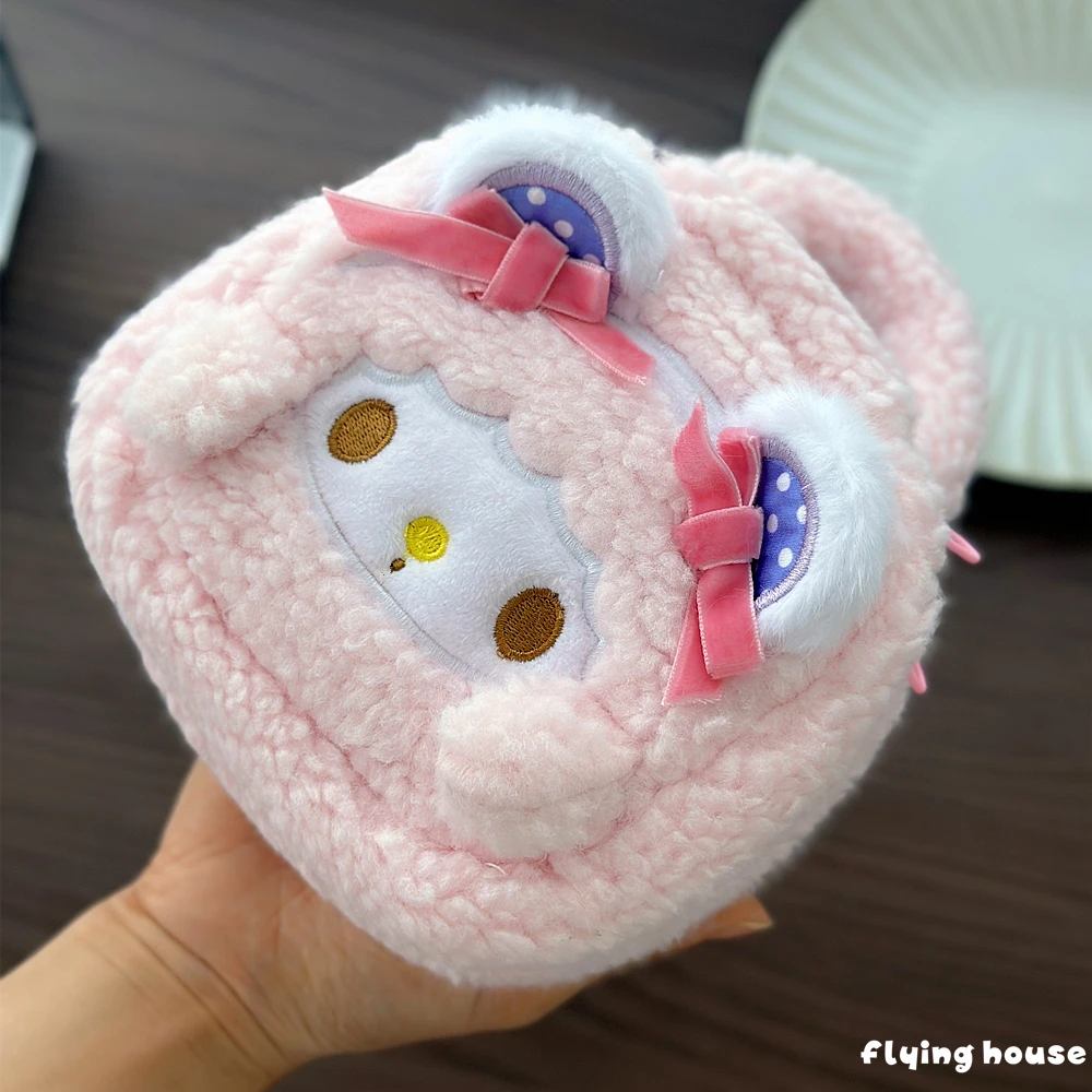 กระเป๋าเครื่องสำอางลายการ์ตูนเปียโนน่ารัก สีชมพูหวาน  กระเป๋าเครื่องสำอางขนาดใหญ่ พกพาสะดวกสำหรับเดินทาง เหมาะสำหรับสาวๆ