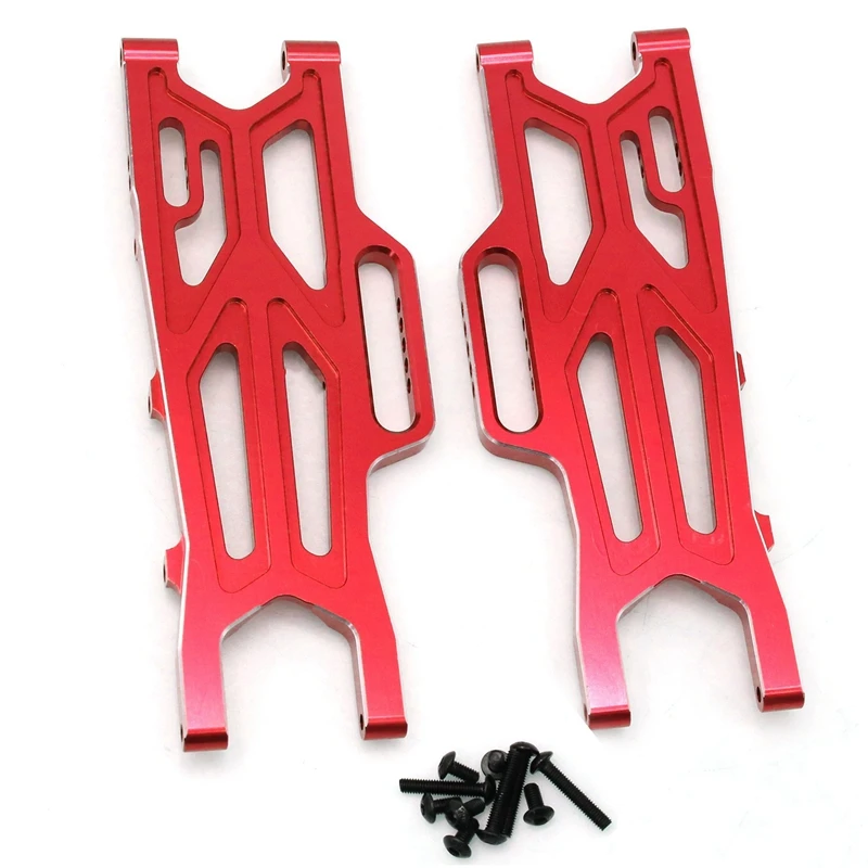 Imagem -02 - Braços de Suspensão Traseira Metálica Braço Oscilante Ara330710 Arrma 10 Kraton 4x4 4s v2 Blx Peças de Atualização do Carro rc