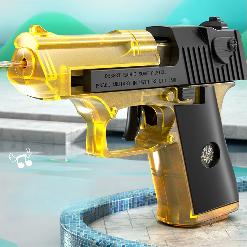 

Children Manual Water Gun Portable Summer Beach Outdoor Shooting Pistol Fight Fantasy Toys for Boys Kids Game Adults