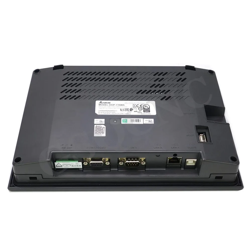 10.1นิ้วเดลต้า DOP-110WS HMI หน้าจอสัมผัสเครื่องอินเตอร์เฟซจอแสดงผลต้นฉบับจากโรงงาน