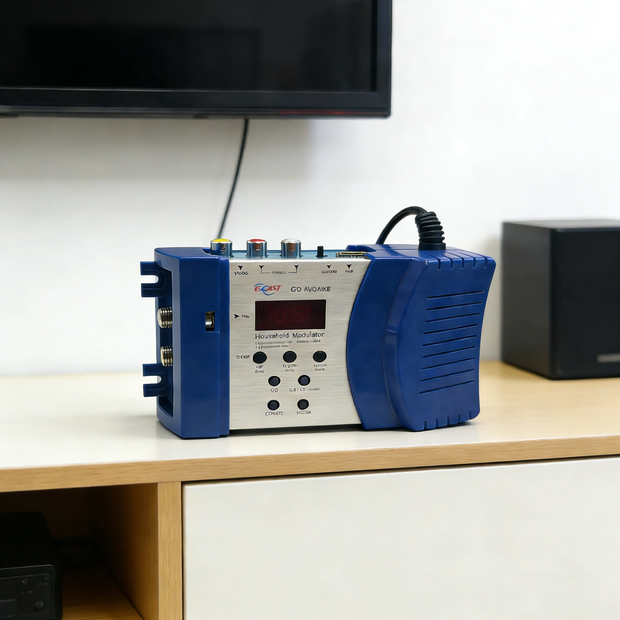 1 Channel HD AV To Analog Modulator Hdmi to RF CVBS AV to RF PAL NTSC SECAM Adjustable Frequency TV CATV Hotel Cable