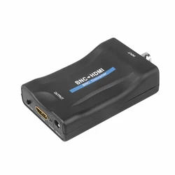 BNC to HDMI Converter Adapter Compatible PAL/NTSC 720P 1080P Multimedia HD Video Security Camera DVRs Surveillance