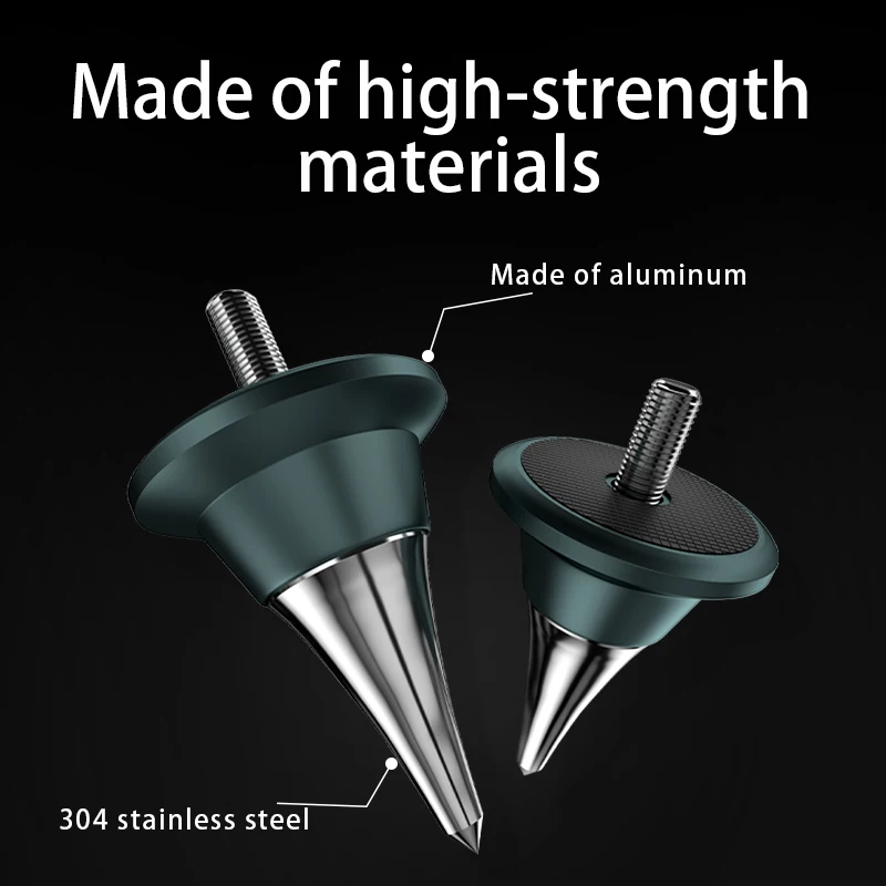 Os pinos de pé de liga de alumínio e aço inoxidável M6/M8 são usados para absorção de choque e estabilidade dos amplificadores de potência do alto-falante