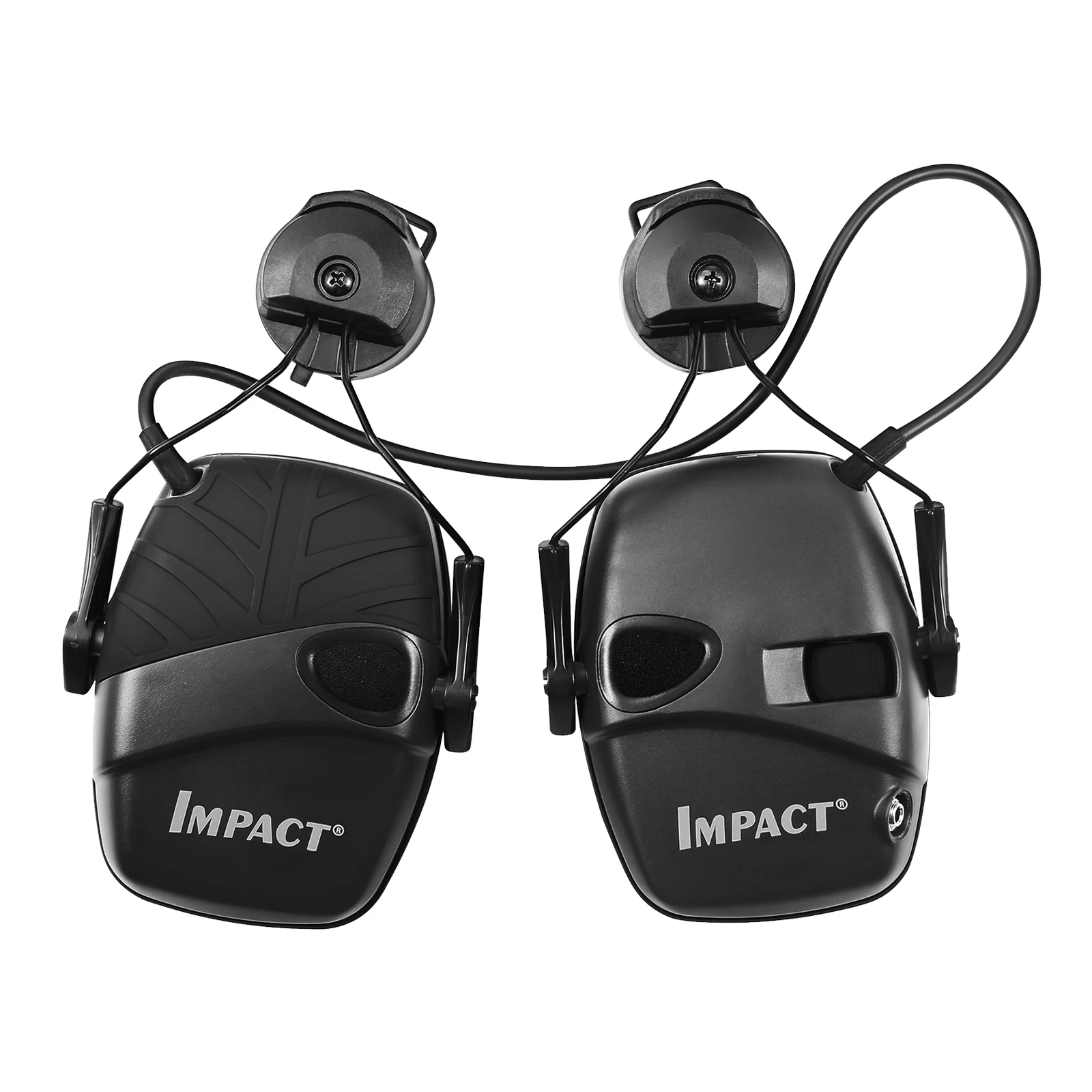 Imagem -03 - Earmuffs Ativo Earmuff para Tiro Proteção Auditiva Eletrônica Orelha Proteger Redução de Ruído Capacete Montado Versão Mais Novo