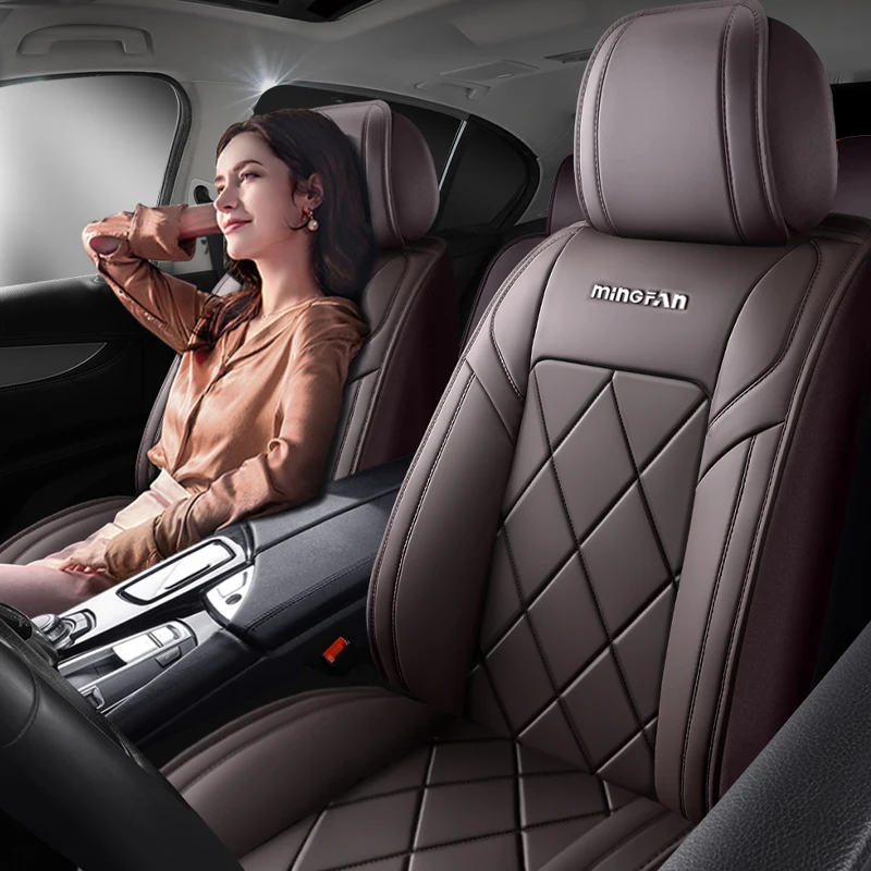 العالمي التغطية الكاملة مقعد السيارة يغطي لمازدا 3 CX-5 2 5 6 CX-3 CX-4 CX-7 CX-9 RX-8 CX-30 CX-50 اكسسوارات السيارات