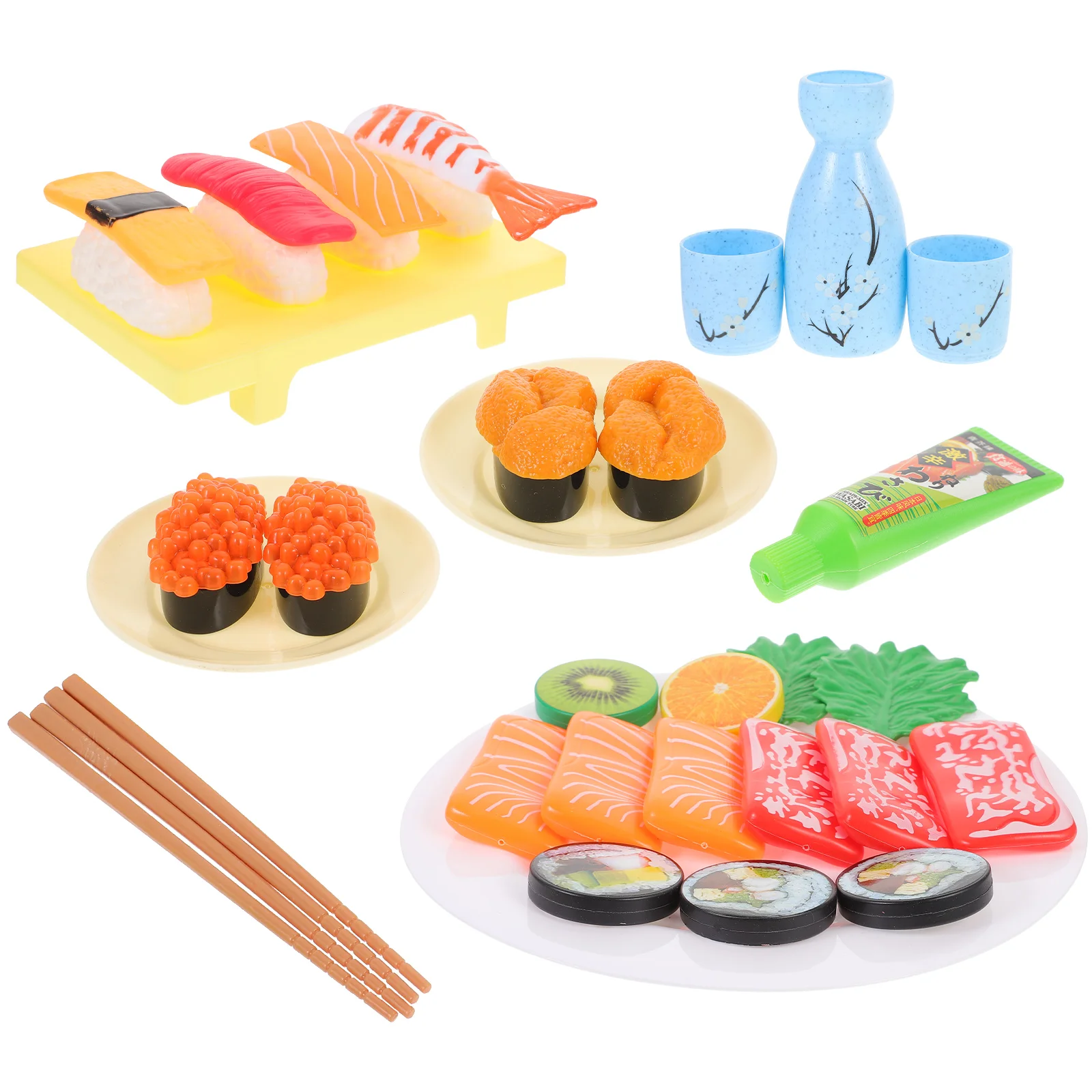 Simulation Sushi Food Prop Decor Kids Toy Miniature Model Japanese-style Simulated Fake Plastic