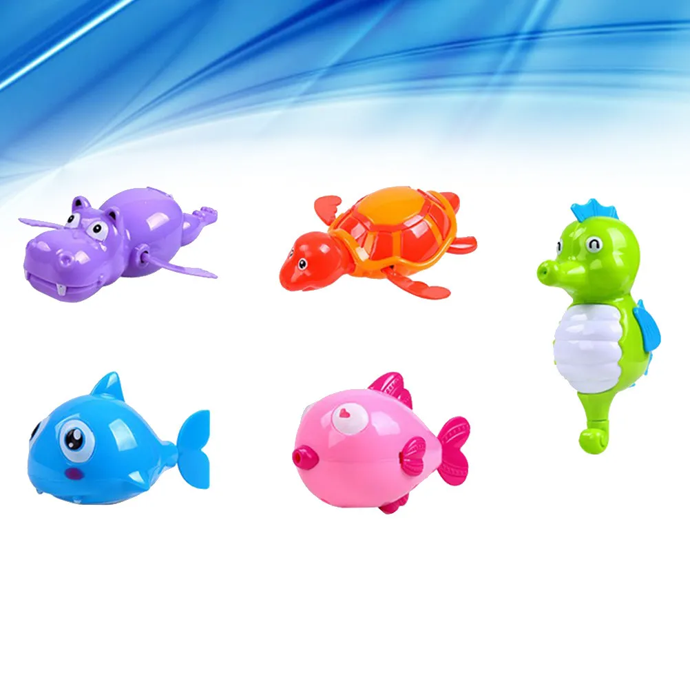 

6 Pcs Bath Tub Toys Bathtime Baby Wind up for Toddlers Bathtub Children's Bathroom Wind-up Kids