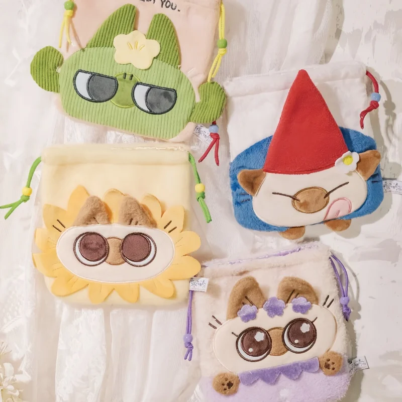 

Новый Azukisan сиамский кот плюшевая сумка для хранения волшебный сад серии слепая коробка сумка на шнурке аниме периферийная кукла Рождественский подарок