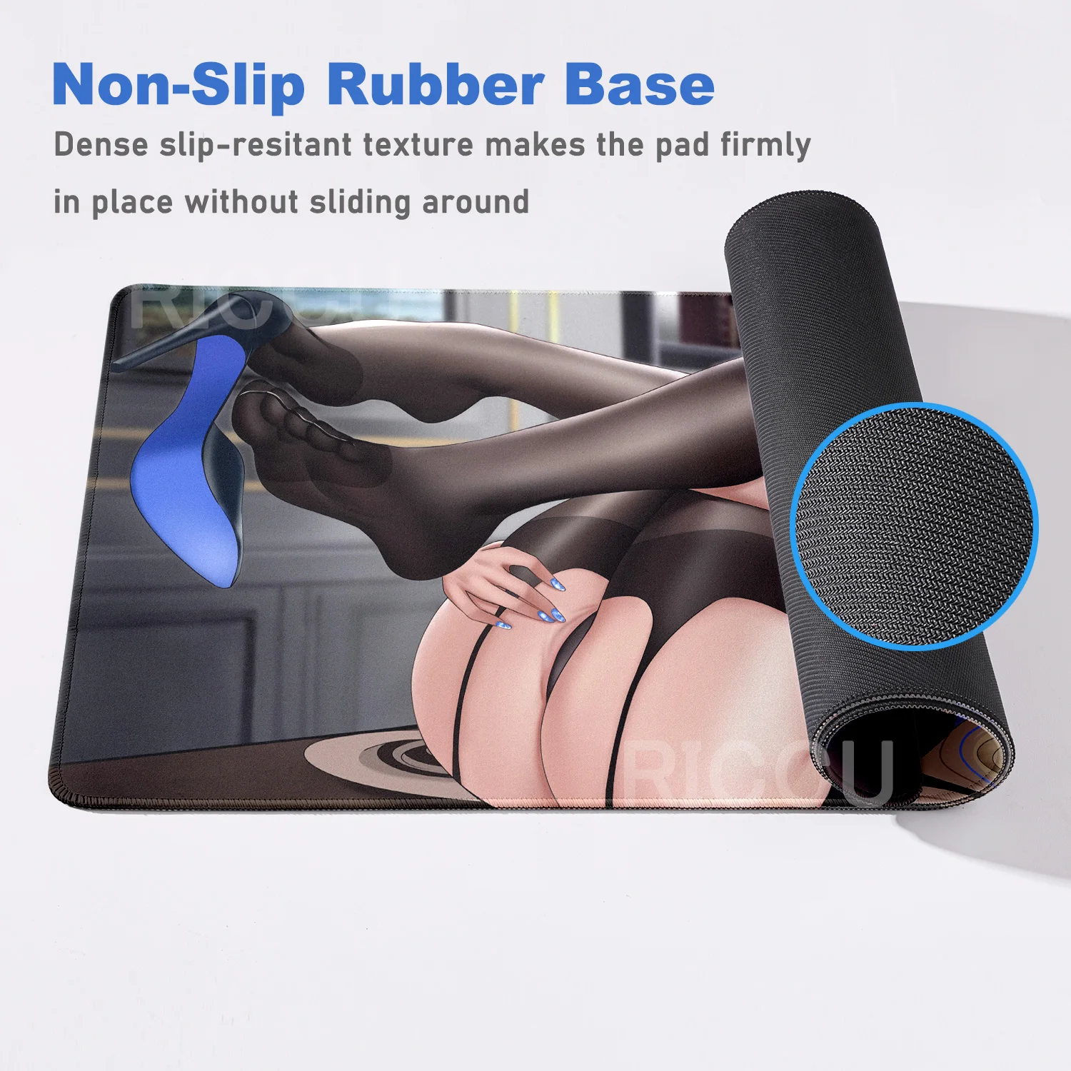 Hentai PC الأجهزة الطرفية الأزرق الأرشيف Asuma Toki ماوس الوسادة ألعاب اليابان الرياضة الإلكترونية مكتب خزانة لوحة المفاتيح الألعاب الحصير لوحة ماوس كبيرة