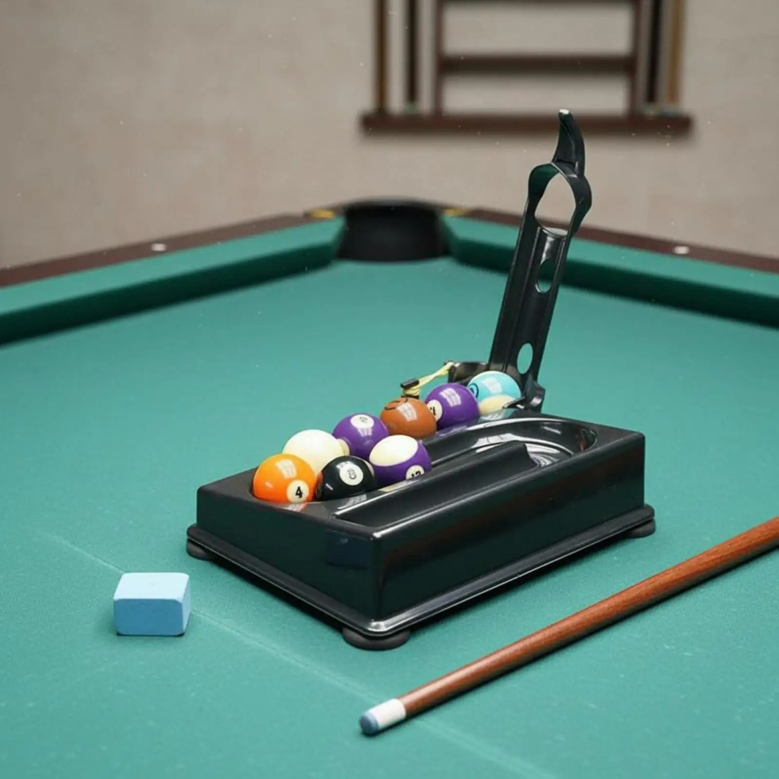 Pool Snooker Automatic Resin Ball Rack Alignment Practice Accessory for Billiards Table Training