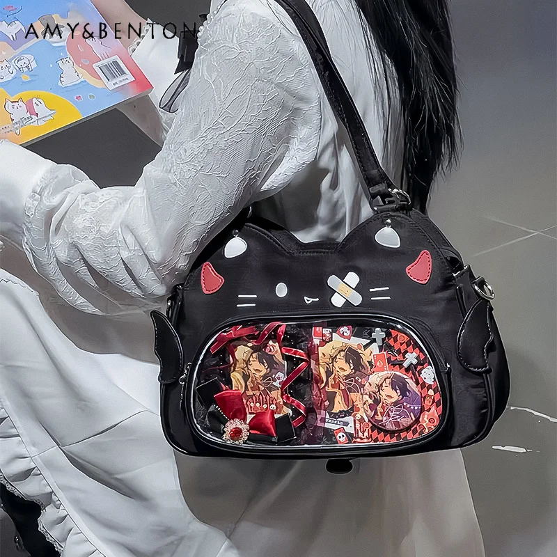 

Kawaii мультфильм мини Itabag милая сумка через плечо для девочек японская двумерная милая сумка пригородная универсальный рюкзак