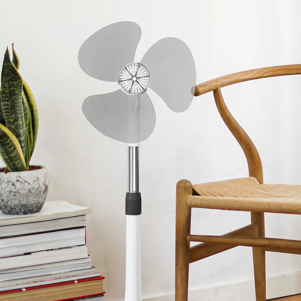 

2 шт., 12 дюймов, пластиковая замена лопастей вентилятора, 3 листа для бытовой стоячей пьедесталя, настольный вентилятор, общие аксессуары, светло-серый