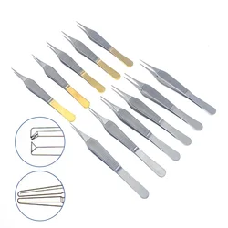 Tissue Forceps Teethed Forceps /Platforms 120mm Ophthalmic Tweezers Surgical Instruments Stainless steel