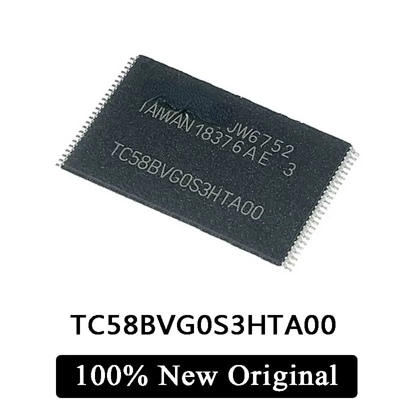 10pcs New Original 100% TC58BVG0S3HTA00 TC58NVG0S3HTA00 TC58BVG0S3HTAOO TC58BVGOS3HTA00 tsop-48 IC Chipset in stock