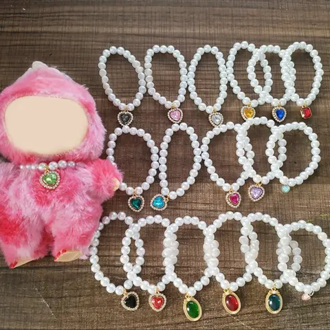 17cm Doll Necklace Charm Accessories - Cute Mini Chain Necklace Doll Decoration
