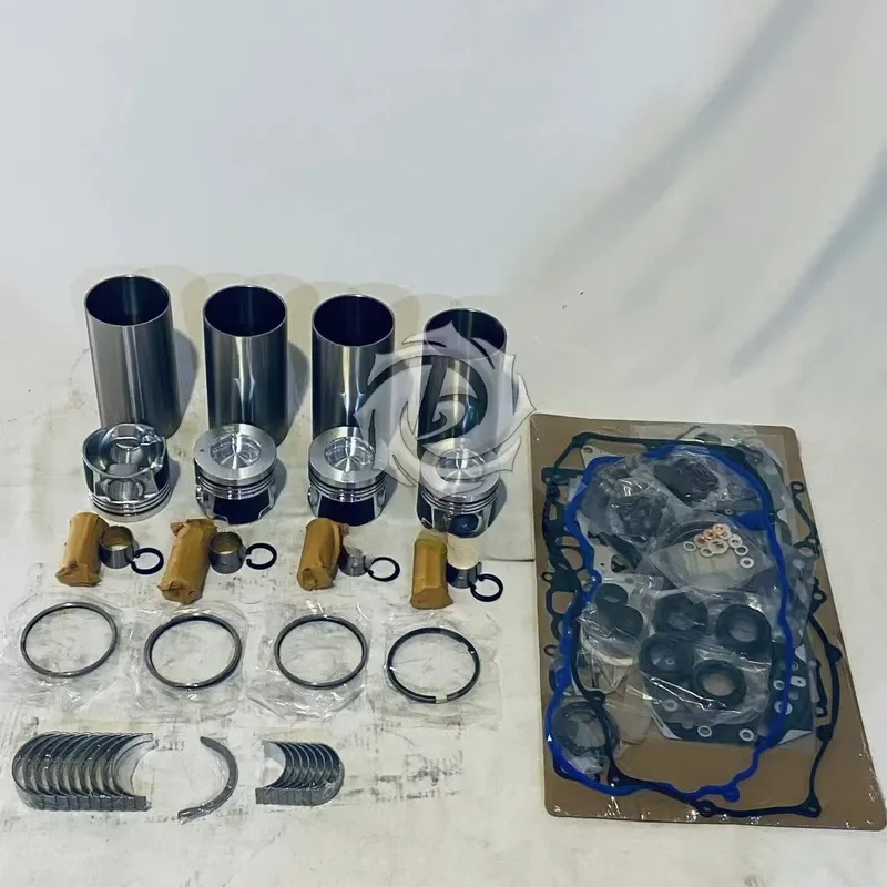 Excavator Engine Parts 4JJ1 Cylinder Liner Overhaul Rebuild Kit Piston Kit Liner Kit for Isuzu 4JJ1 Engine